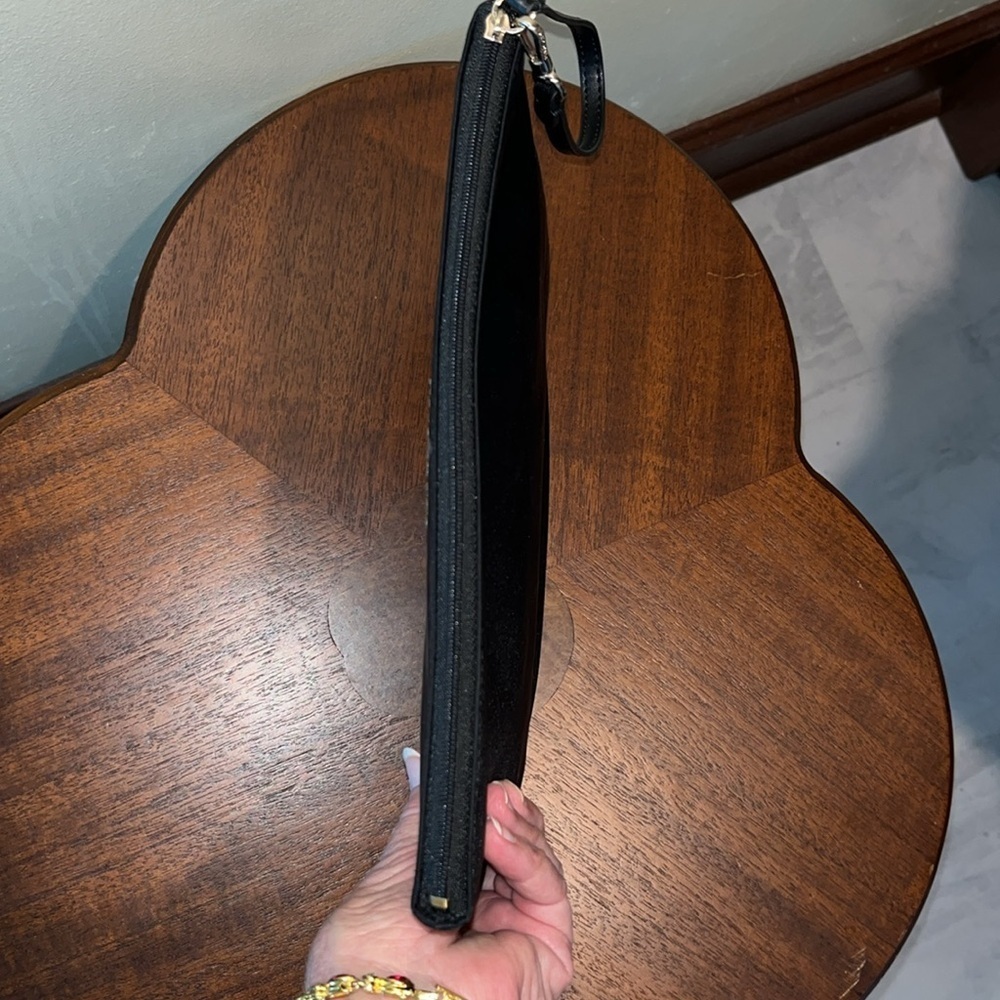 Kate Spade   Wristlet  tablet pouch Nylon  black  make up/ Cosmetic bag 
NWOT - Picture 8 of 15